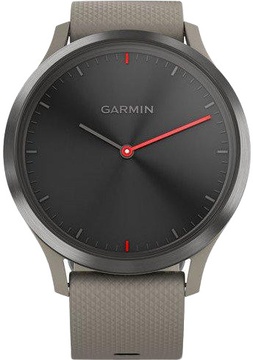 Garmin VIVOMOVE HR SPORT BLACK WITH SANDSTONE SILICONE BAND ONE SIZE (010-01850-03)
