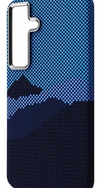 WAVE Gleam Case with Magnetic Ring Samsung Galaxy S26 (blue mountain)