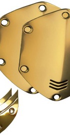 V-Moda Crossfade Over-Ear Headphone Metal Shield Kit gold