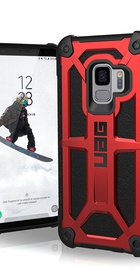Urban Armor Gear Monarch Crimson Red for Samsung Galaxy S9 Plus (GLXS9PLS-M-CR)