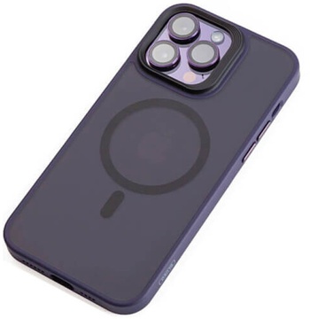 Blueo Frosted Anti-Drop Case for iPhone 14 Pro with MagSafe Purple
