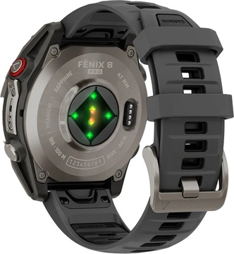 Garmin Fenix 8 Pro 47 mm AMOLED Titanium with Graphite/Black (010-03198-10/11)