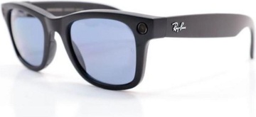 Ray-Ban Meta Wayfarer Matte Black Dusty Blue (RW4006 601SM150)