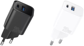 Proove Silicone Power Plus 20W (Type-C + USB) White