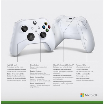 Microsoft Xbox Series X | S Wireless Controller Robot White (QAS-00002)
