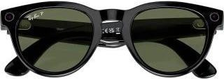 Ray-Ban Meta Headliner Gen 2 Low Bridge Fit Standard Shiny Black Frame/G-15 GreenLenses RW4013F 601/71 51-23
