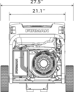 FIRMAN TRI FUEL 7500W (T07571)