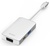 WIWU Alpha 513HVP 5in1 (USB-C to USB3.0+USB-C+VGA+HDMI+3.5mm) Silver