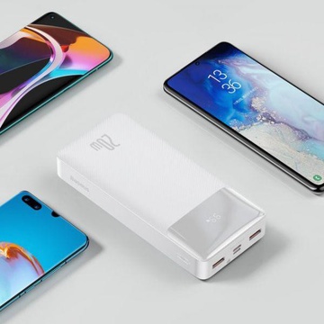 Baseus Bipow Digital Display 30000mAh 20W White (PPDML-N02)