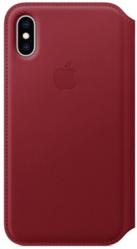 Apple iPhone XS Leather Folio - PRODUCT RED (MRWX2)