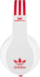 Monster Adidas Originals Limited Over-Ear White and Red over White