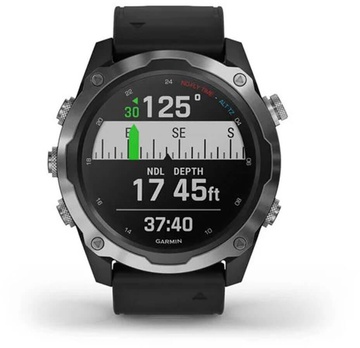 Garmin Descent Mk2 Stainless Steel with Black Band (010-02132-00)