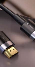 Baseus Cafule 4K HDMI Male To 4K HDMI Male 1m Black (CAKGQ-C01)