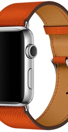Apple Watch Hermes Leather Single Tour 42mm/44mm/45mm/46mm/49mm Feu Epsom (MMMW2)
