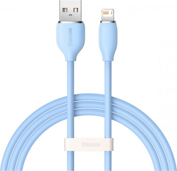 Baseus Jelly Liquid Silica Gel USB to Lightning 1.2m Blue (CAGD000003)