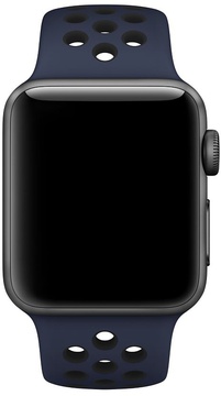 Apple Watch Nike Sport Band 38mm/40mm/41mm/42mm Obsidian/Black (MQ2P2)