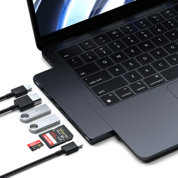 Satechi Aluminum USB-C Pro Hub Slim Adapter Midnight (ST-HUCPHSD)