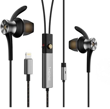1More Dual Driver ANC Lightning In-Ear Headphones Gray (E1004-GRAY)