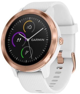 Garmin Vivoactive 3 White with Rose Gold Hardware White (010-01769-07)