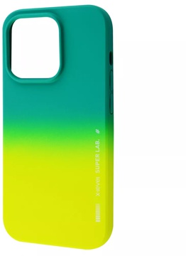 X-Level Rainbow (TPU) for iPhone 14 Green / Lime Green