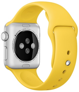 Apple Watch Sport Band 38mm/40mm/41mm/42mm Yellow (high copy)