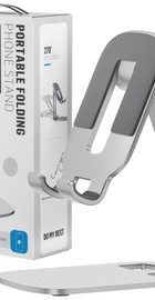 Blueo Portable Folding Phone Stand Dark Silver