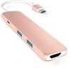 Satechi Aluminum Type-C Slim Multi-Port Adapter 4K Rose Gold (ST-CMAR)