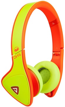 Monster DNA Neon On-Ear Yellow on Neon Orange