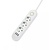 IQ Power F03U (3 розетки + 3 USB) 2m White