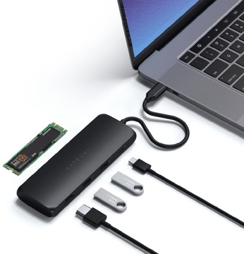 Satechi USB-C Hybrid Multiport Adapter Black (ST-UCHSEK)