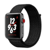 Apple Watch Nike+ 42mm Series 3 GPS + Cellular Space Gray Aluminum Case with Black/Pure Platinum Nike Sport Loop (MQMH2)