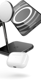 Zens 4-in-1 MagSafe + Watch Wireless Charging Station - Black (ZEDC22B/00)