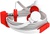 Coloud Pop Blocks White/Red (4090648)