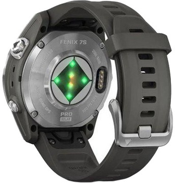 Garmin Fenix 7S Pro Solar Silver w. Graphite Band (010-02776-00/01)