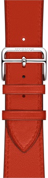 Apple Watch Hermes Leather Single Tour 38mm/40mm/41mm/42mm Capucine Swift (MMP32)