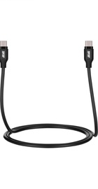 2E USB-C to USB-C Glow 60W 1m Black (2E-CCCC-BL)