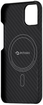 Pitaka MagEZ Case 2 for iPhone 13 Black/Grey Twill (KI1301M)