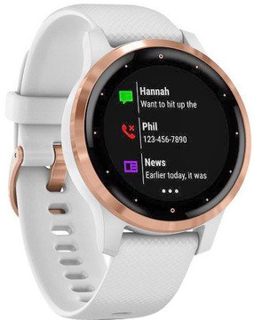 Garmin vivoactive 4S White/Rose Gold (010-02172-23) (UA)