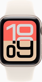 Apple Watch SE 3 GPS 40mm Starlight Alu. Case w. Starlight S. Band - S/M (MEH34)