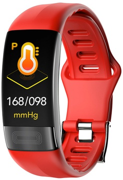 Jiks Fit lite с тонометром и ЭКГ (Красный)