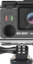 Eken H9R V2.0 4K с набором креплений и аквабоксом (Черный)