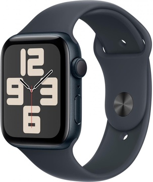 Apple Watch SE 2 GPS 44mm Midnight Aluminium Case w. Midnight Sport Band - M/L (MXEK3)