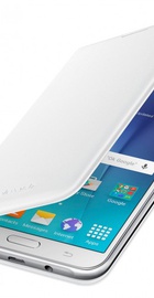Samsung Flip Wallet for Galaxy J7 2015 J700H (EF-WJ700BWEGRU) White