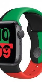 Apple Watch Series 6 GPS 40mm Black Unity Aluminum Case with Sport Band (MJ6N3)