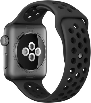 Apple Watch Nike+ 42mm Series 2 Space Gray Aluminum Case with Anthracite/Black Nike Sport Band (MQ182)