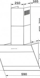 GRANADO Vivares 603-750 Black glass