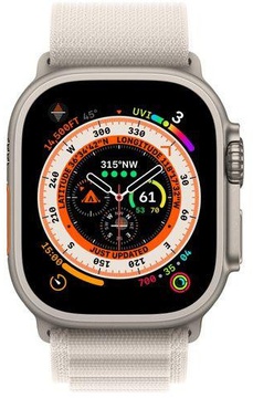 Apple Alpine Loop Band Large for Watch 42mm/44mm/45mm/49mm Starlight (MQE73)