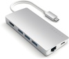 Satechi Type-C Multi-Port Adapter 4K with Ethernet V2 Silver (ST-TCMA2S)