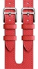 Apple Watch Hermes Leather Double Buckle Cuff 38mm/40mm/41mm/42mm Rose Jaipur Epsom (MNHT2)