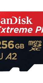 SanDisk 256 GB microSDXC UHS-I U3 Extreme Pro A2 + SD Adapter SDSQXCZ-256G-GN6MA